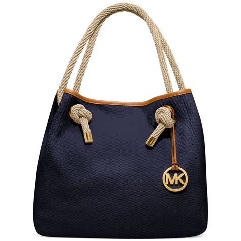 michael kors marina grab bag blue|michael michael kors marina large grab bag navy white striped .